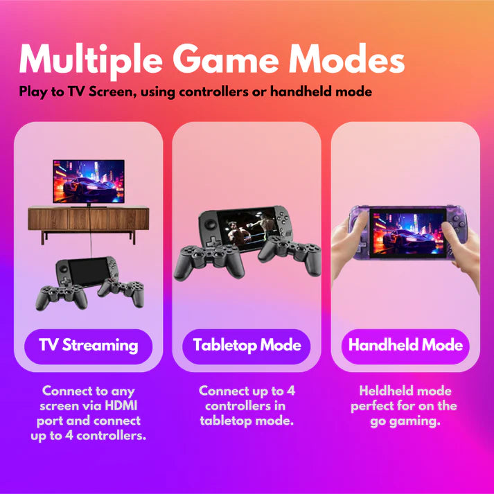 Spark and Find™ Retro Handheld Gaming Console - 10,000 Games Built In