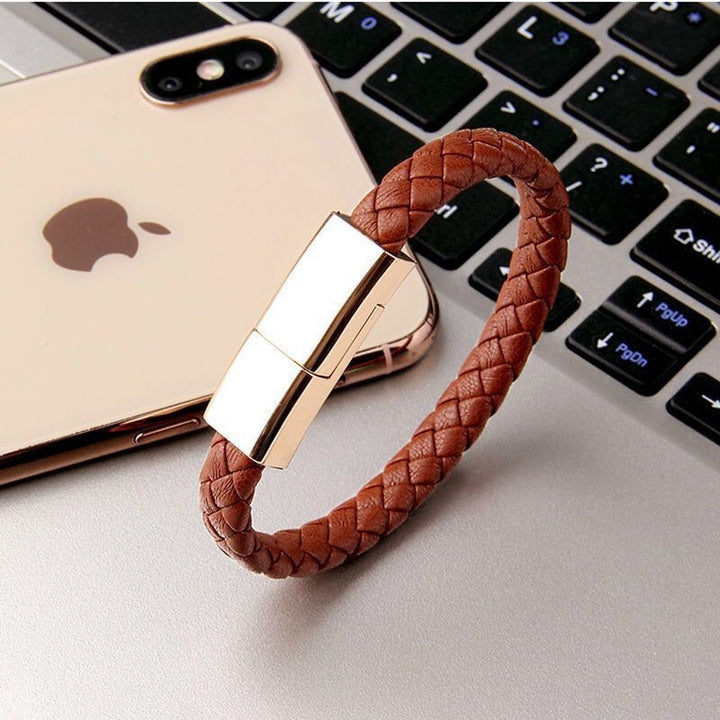 Spark and Find™ Wireless Charging Bracelet - Charging on the go