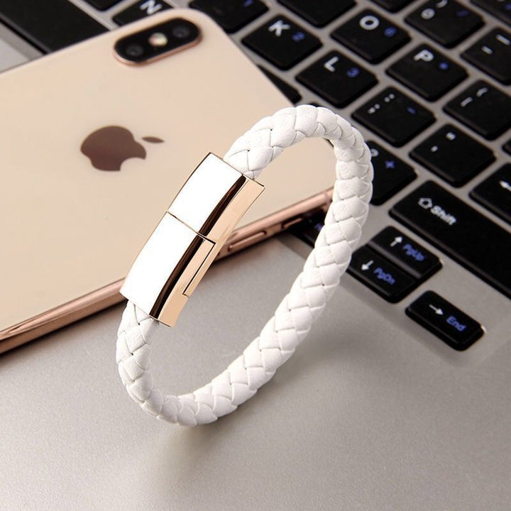 Spark and Find™ Wireless Charging Bracelet - Charging on the go