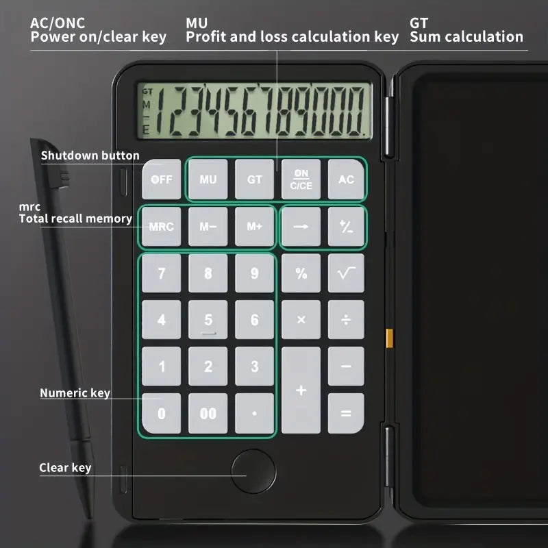 Spark and Find™ LCD Calculator