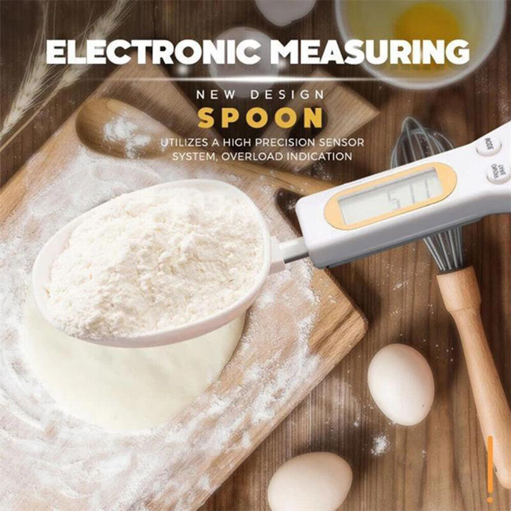 Spark and Find™ LCD Digital Kitchen Scale Spoon - Making weighing easy